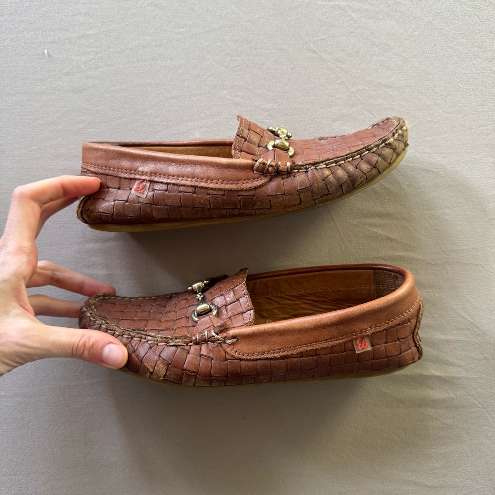 Eli 1957 Boys Woven Buckle Moccasin Dress Shoes
